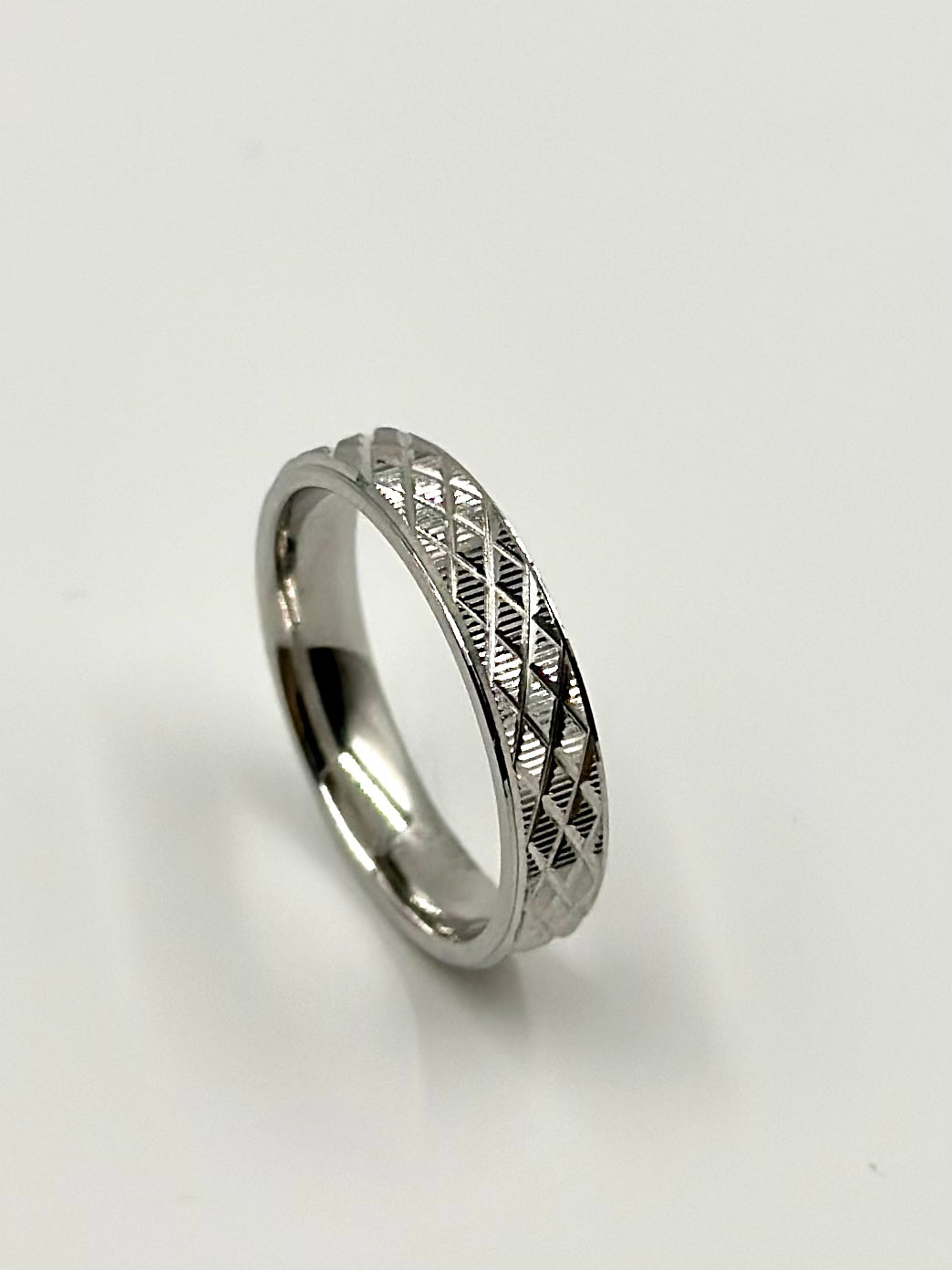 Designable sterling silver band ring