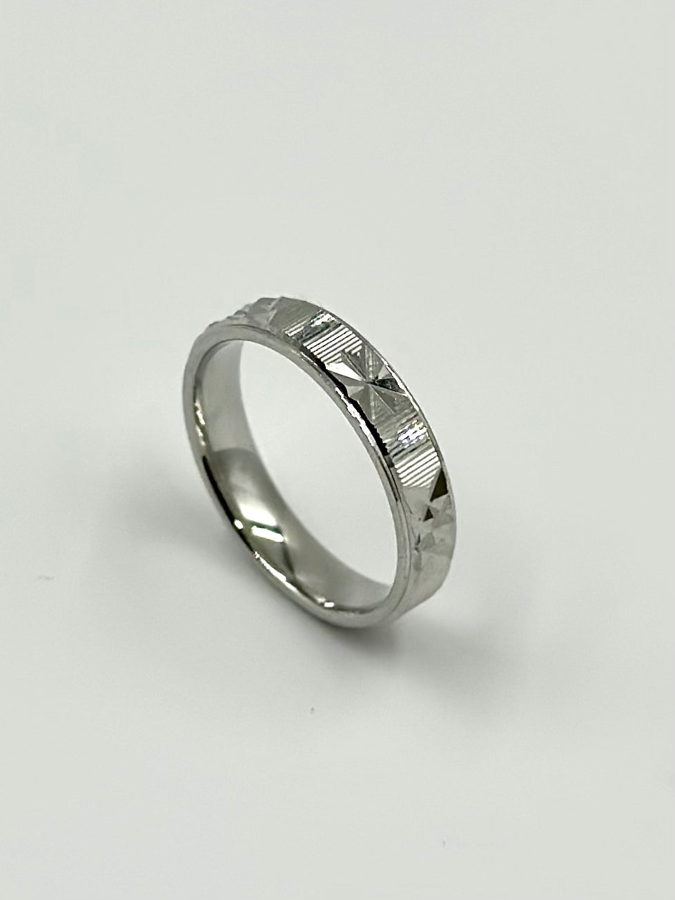 Designable sterling silver band ring