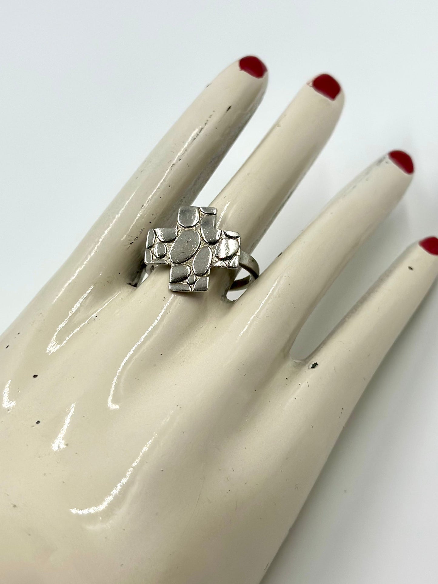 sterling silver cocktail ring