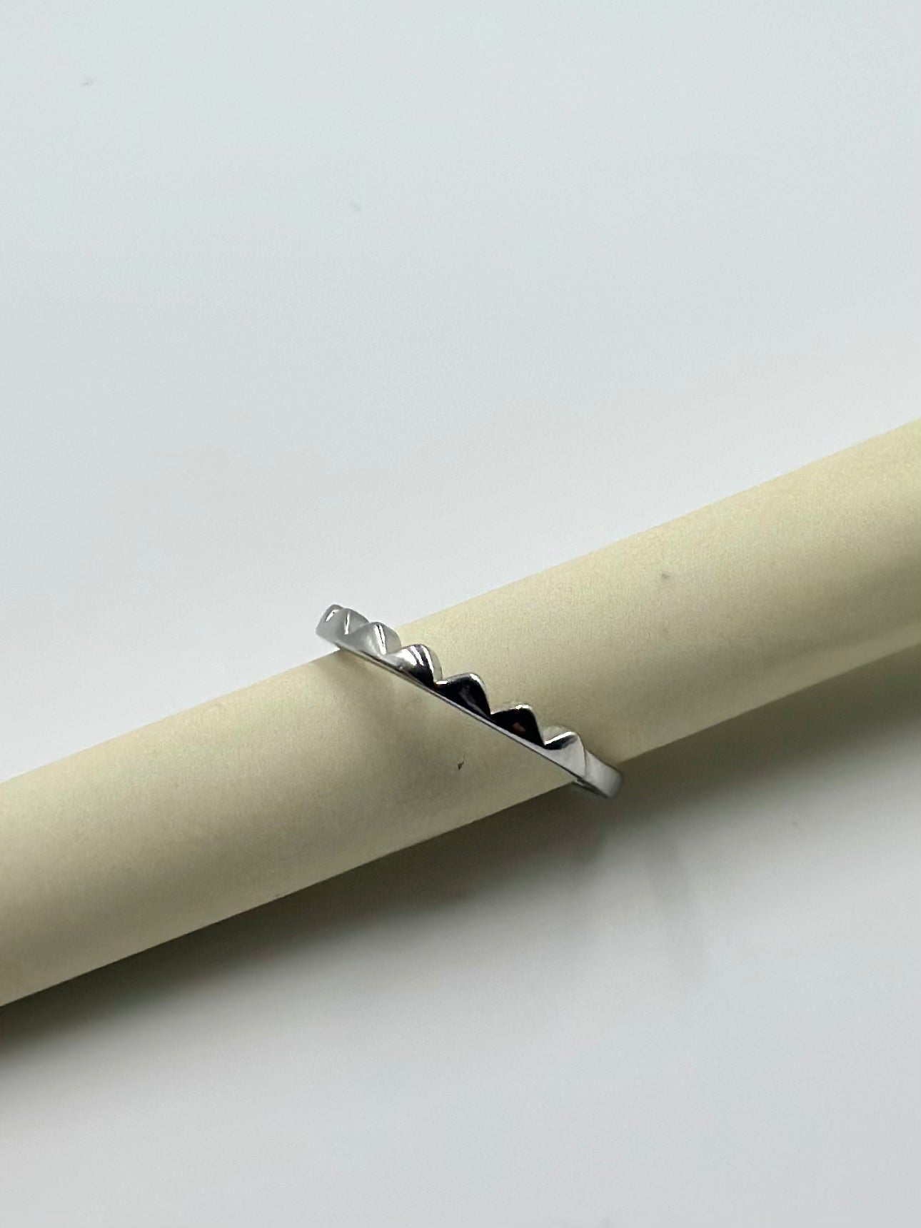 Sterling silver band ring