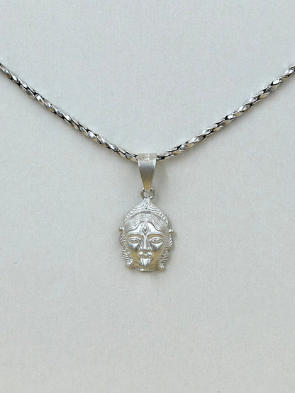 Maa Kali sterling silver idol pendal