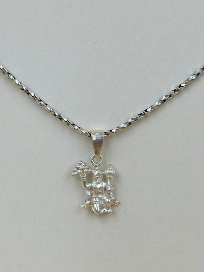 Hanuman ji sterling silver idol pendant