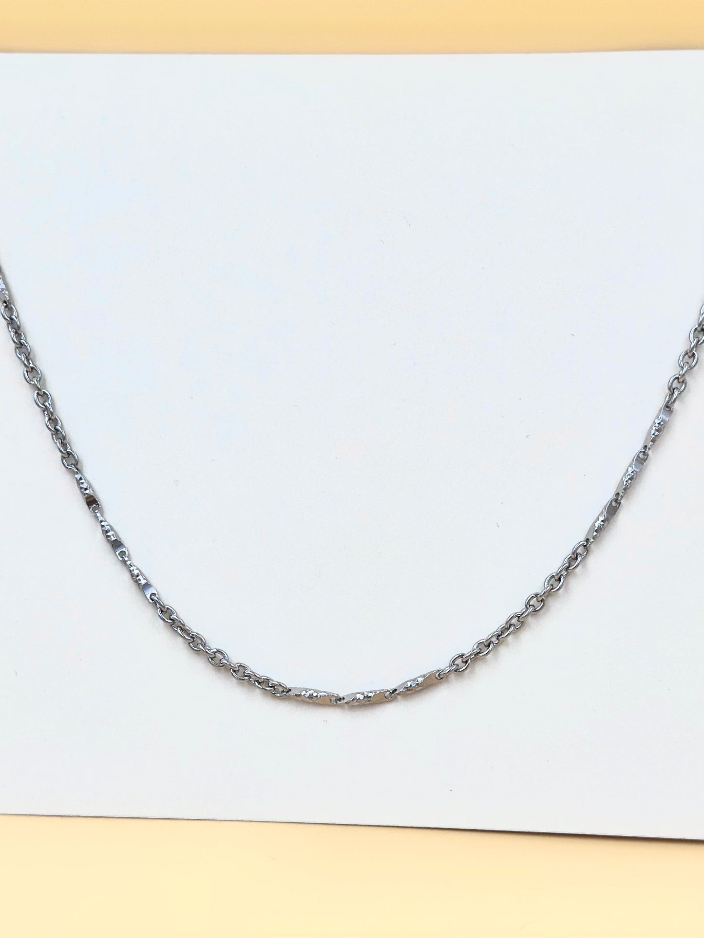 Sterling silver rope chain