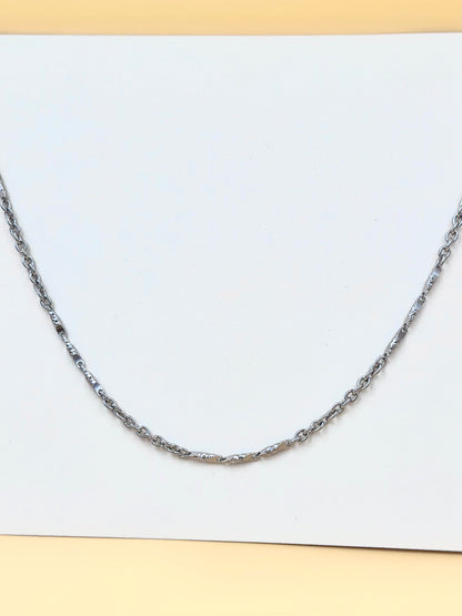 Sterling silver rope chain