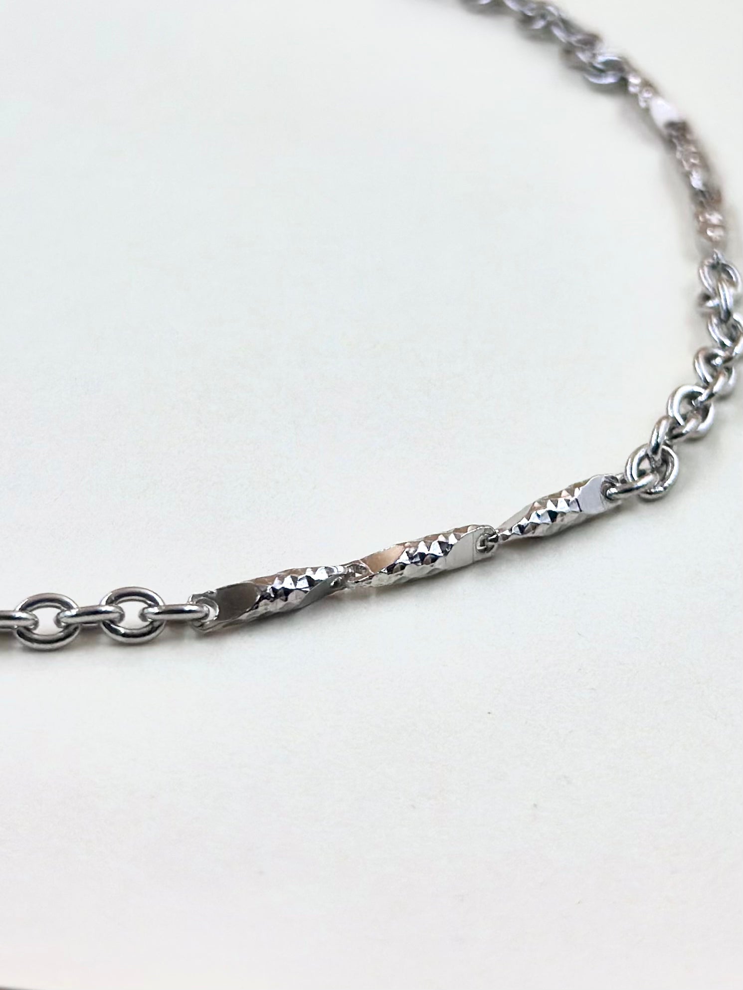 Sterling silver rope chain
