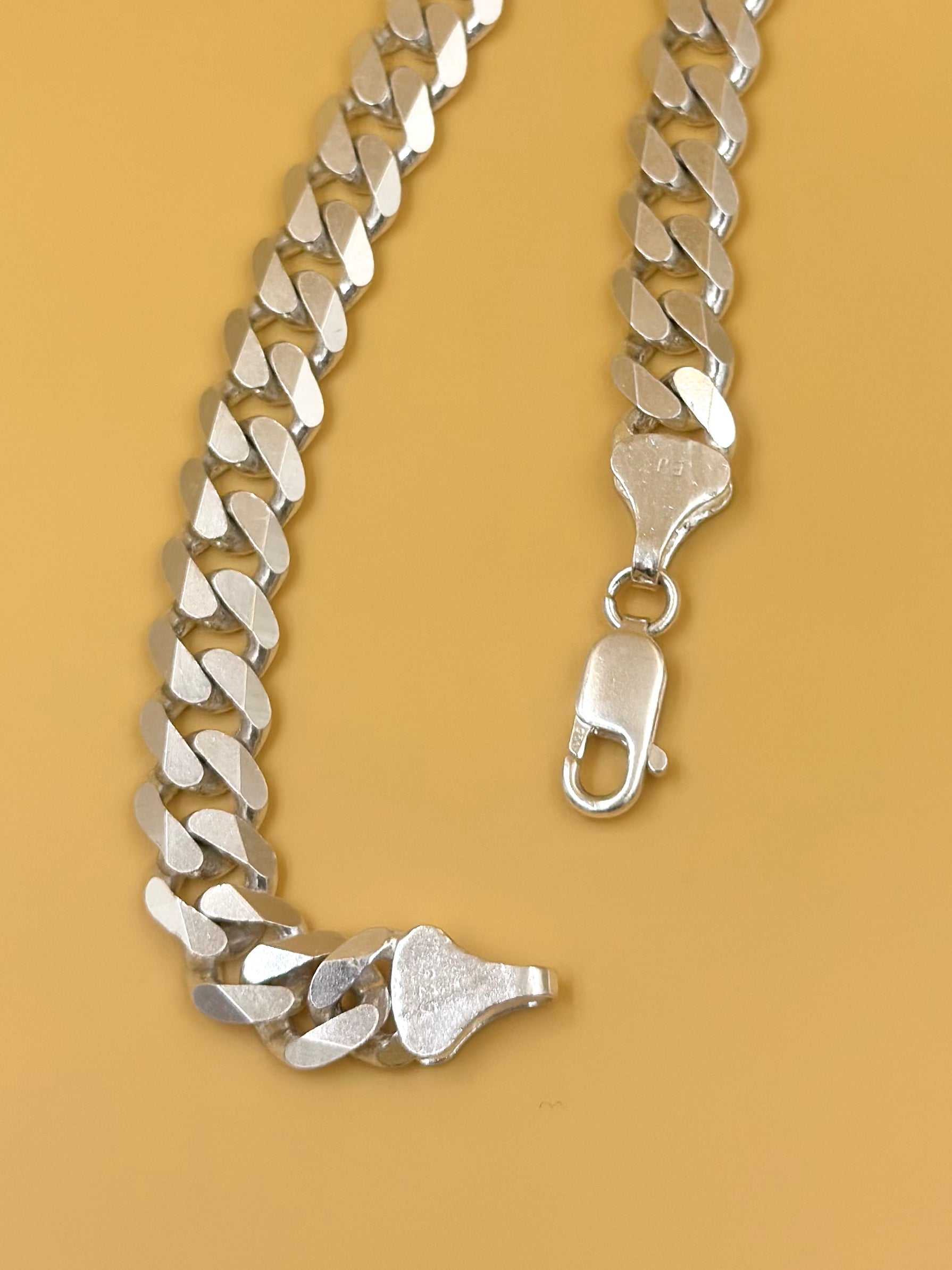 Sterling silver curb chain