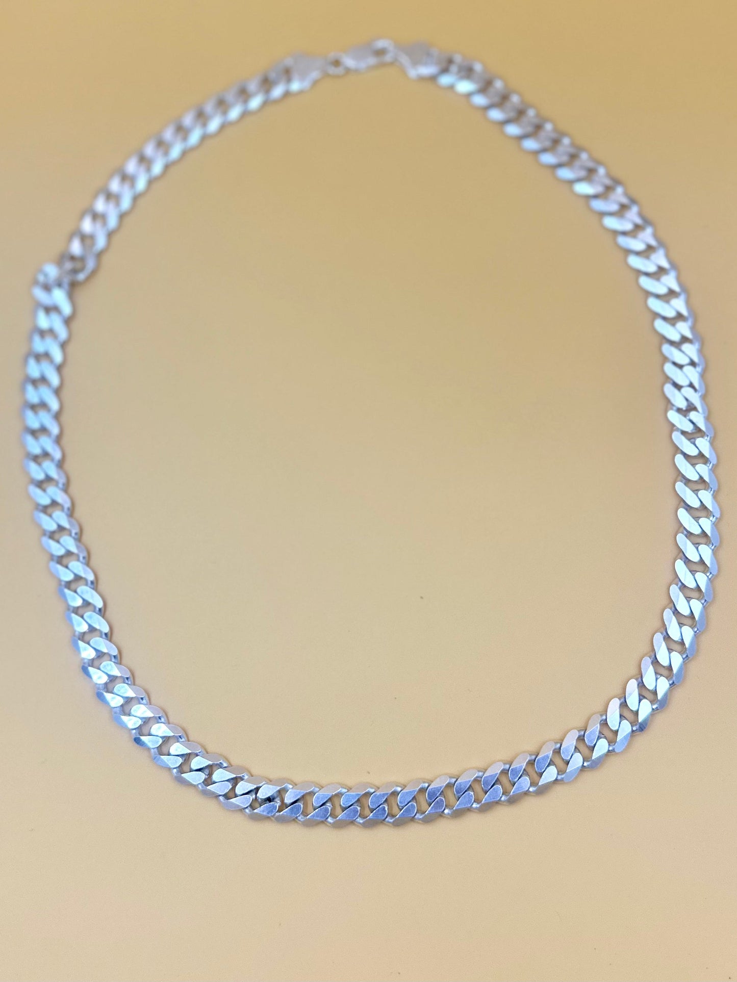Sterling silver curb chain