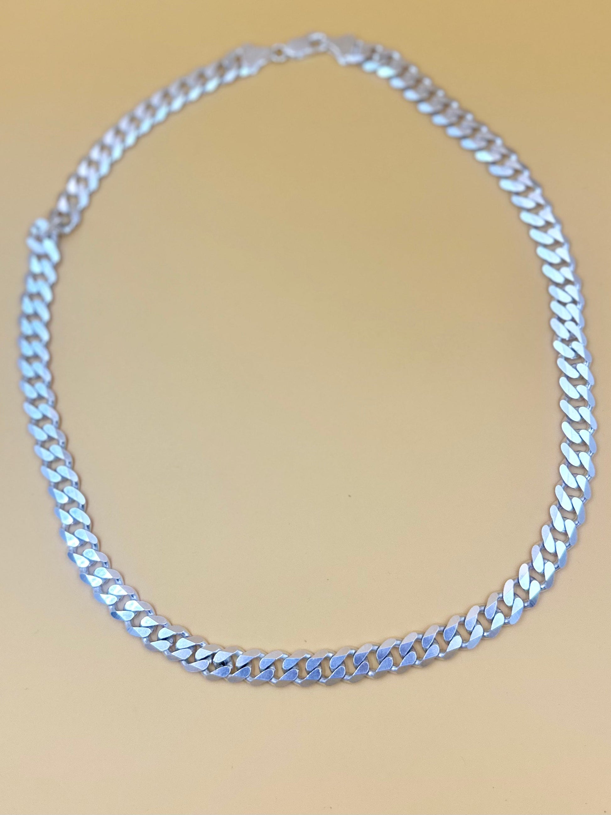 Sterling silver curb chain