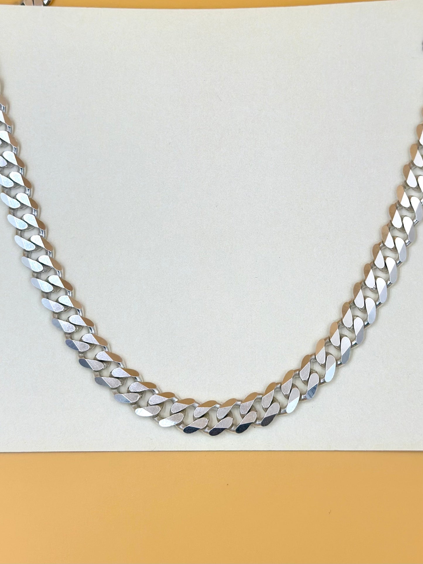 Sterling silver curb chain