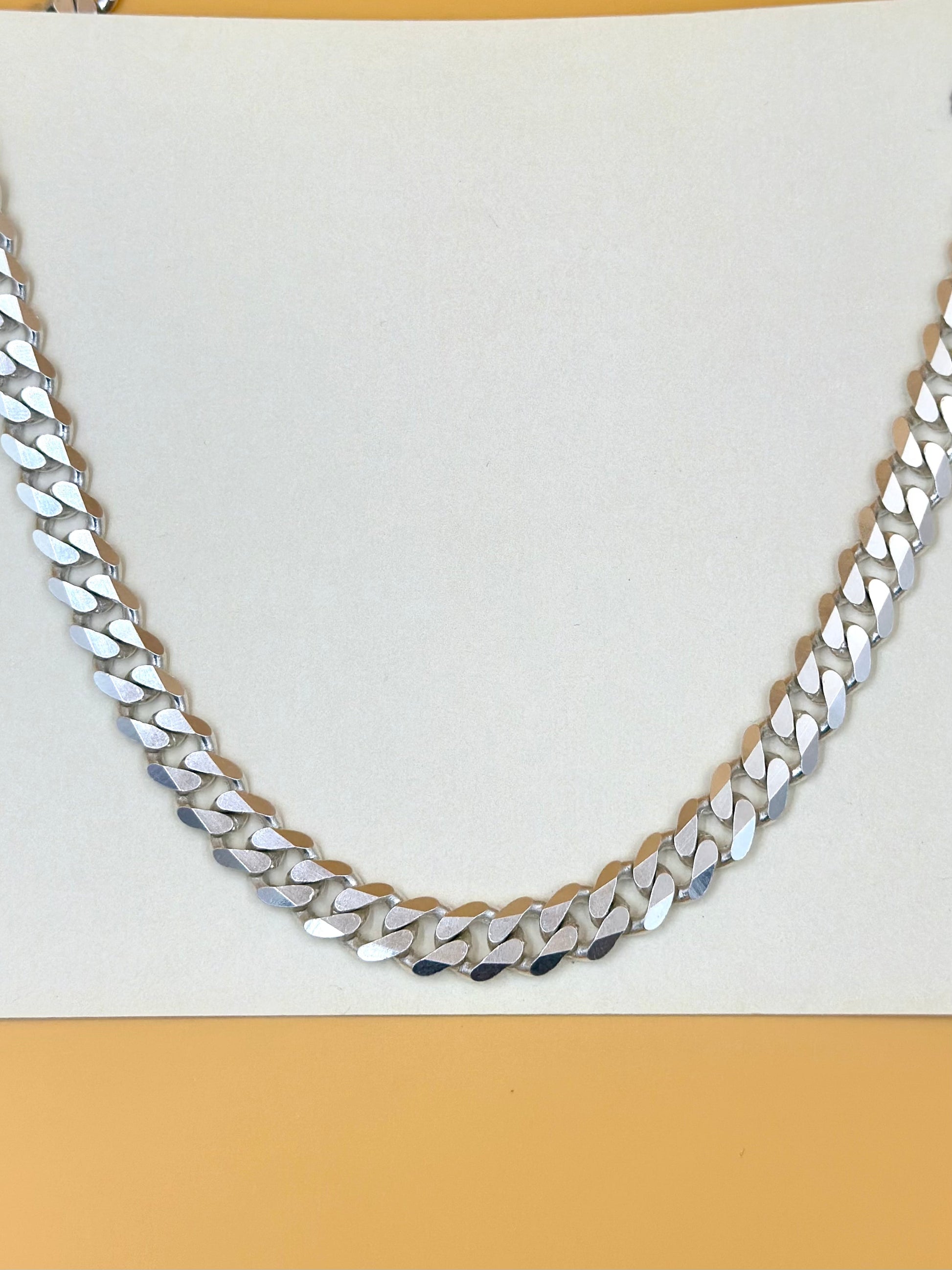 Sterling silver curb chain