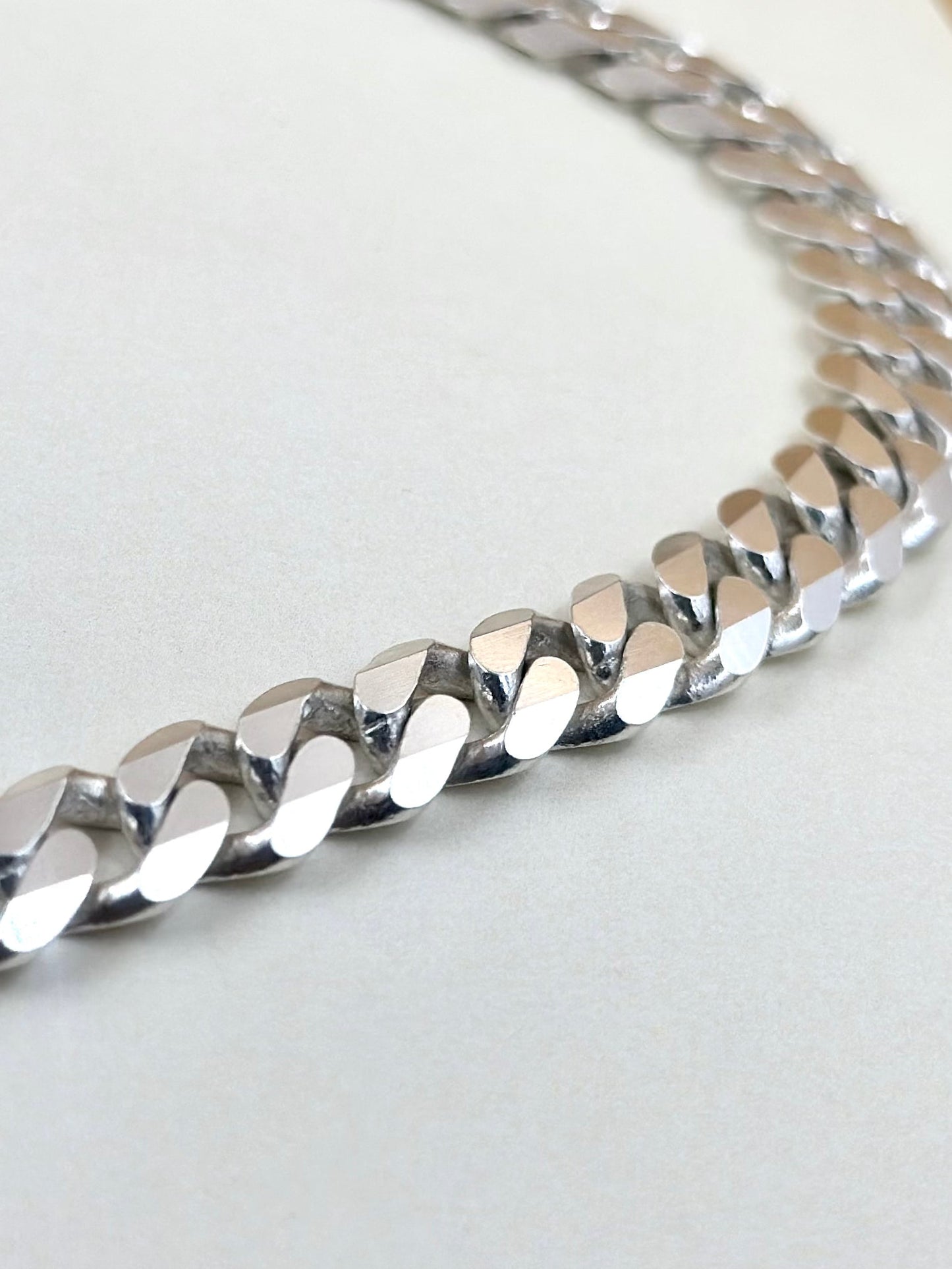 Sterling silver curb chain