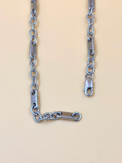 Sterling silver cable link chain