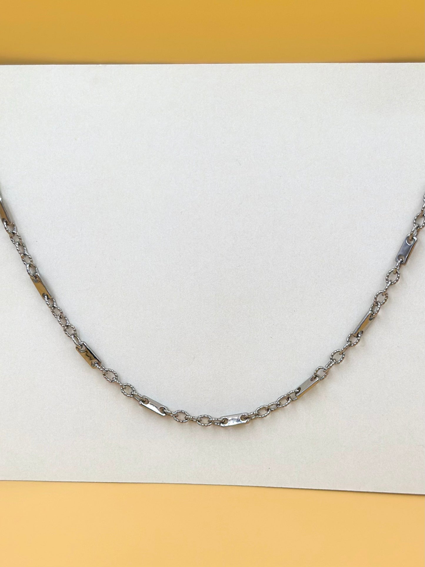 Sterling silver cable link chain