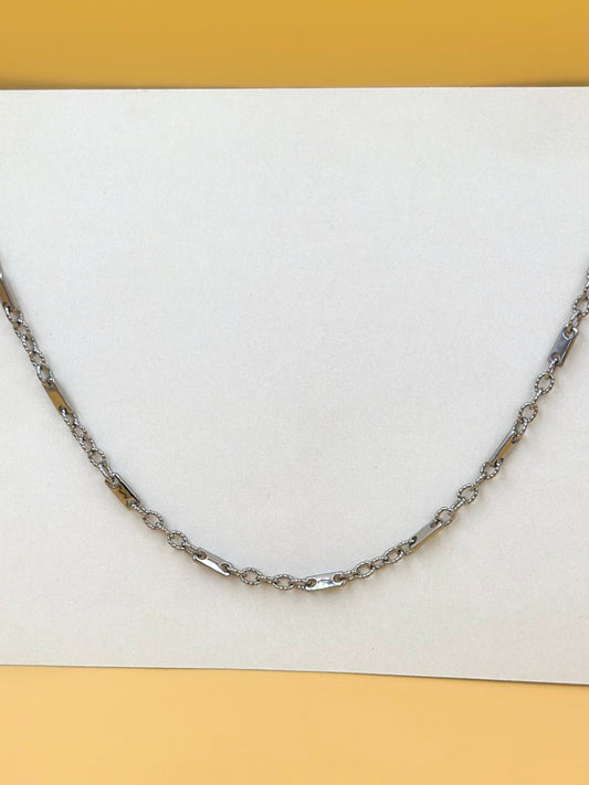 Sterling silver cable link chain