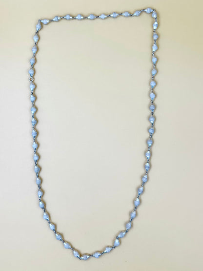 Sterling silver beaded chain