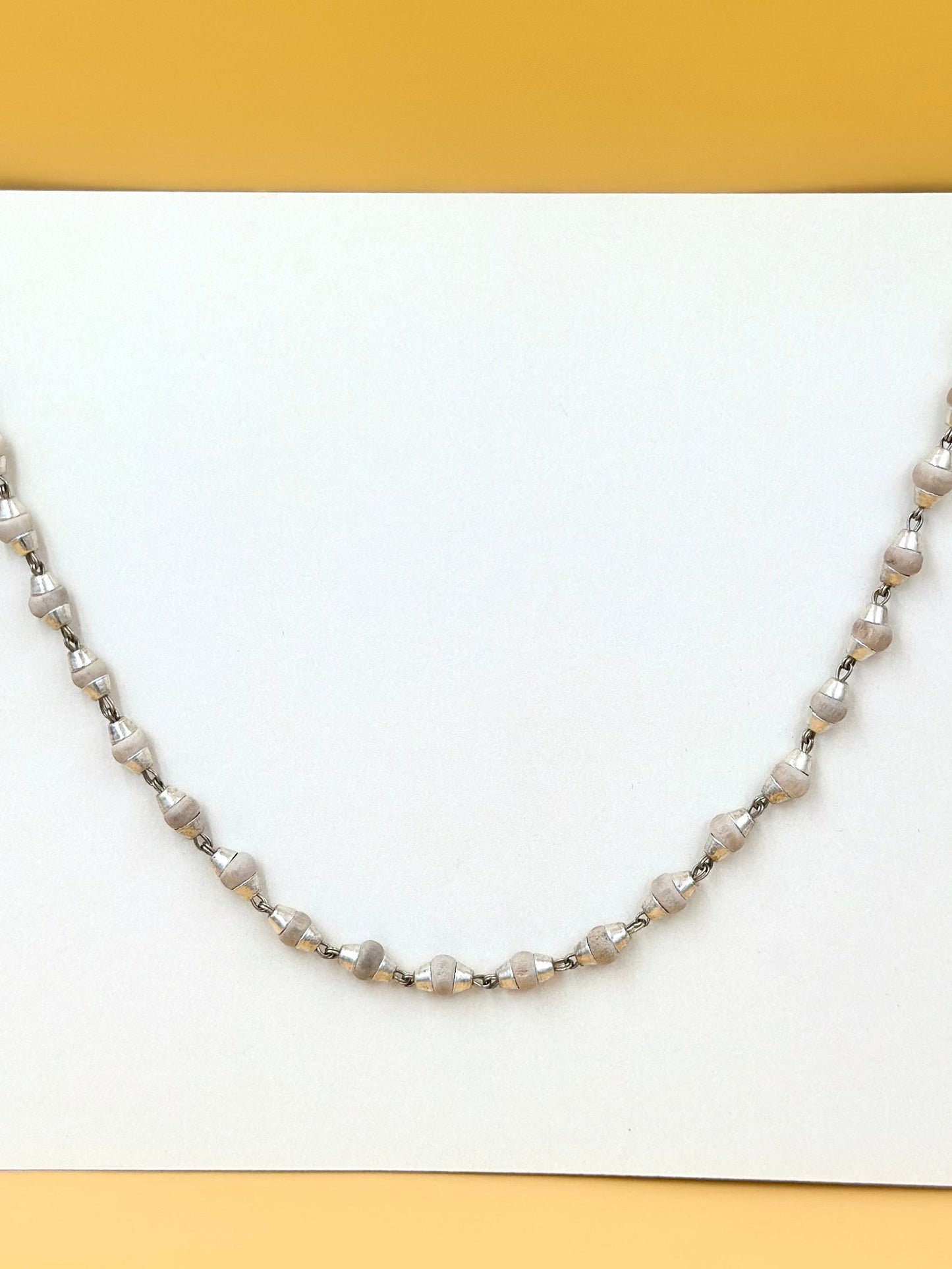 Sterling silver beaded chain