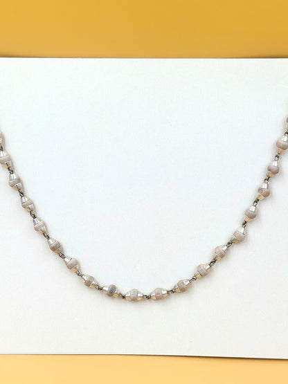 Sterling silver beaded chain
