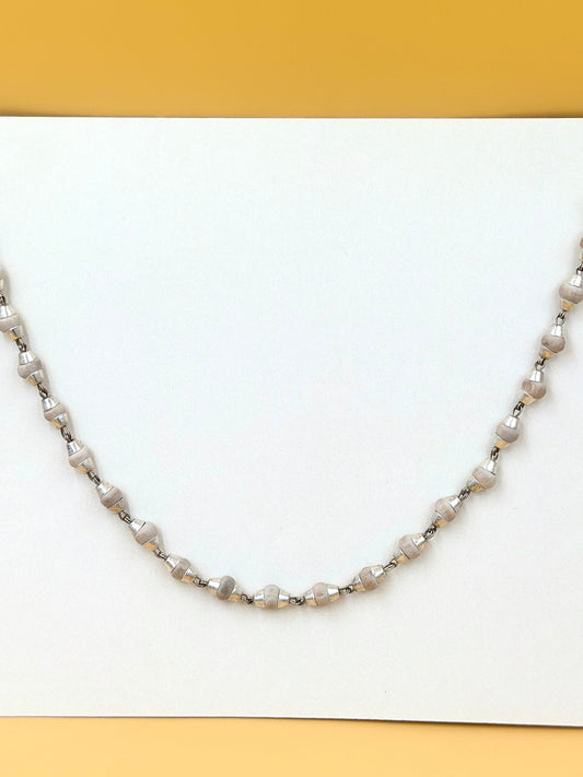 Sterling silver beaded chain