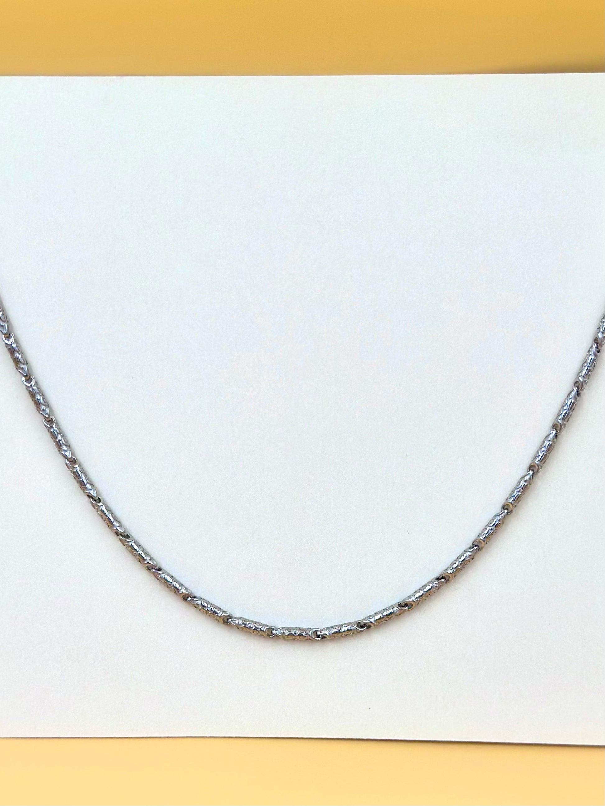 Sterling silver byzantine chain