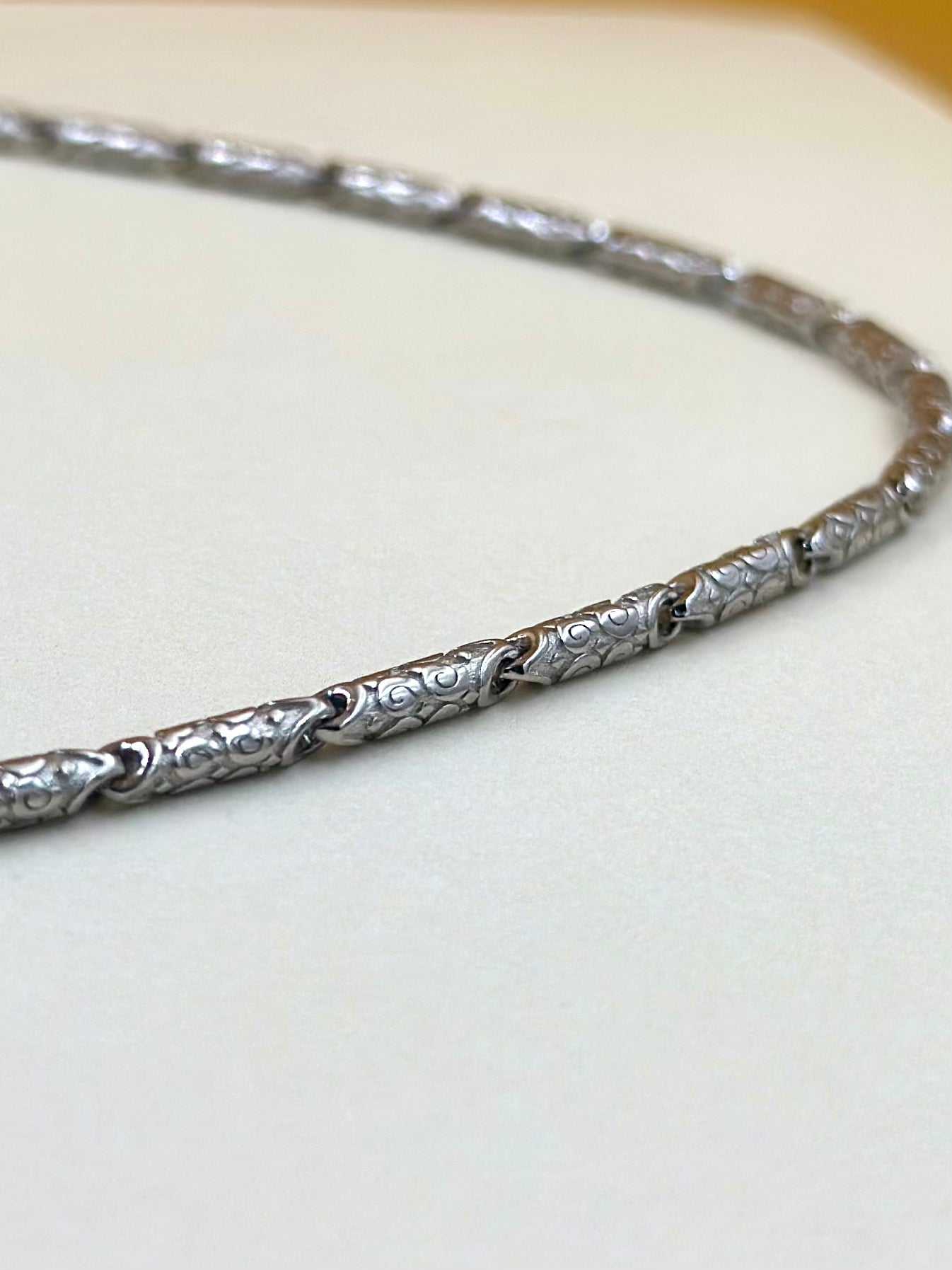 Sterling silver byzantine chain