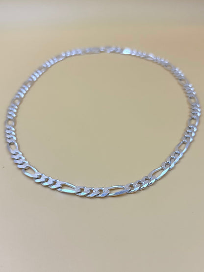 Sterling silver figaro chain