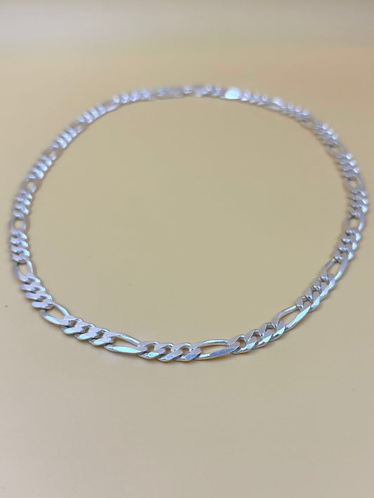 Sterling silver figaro chain
