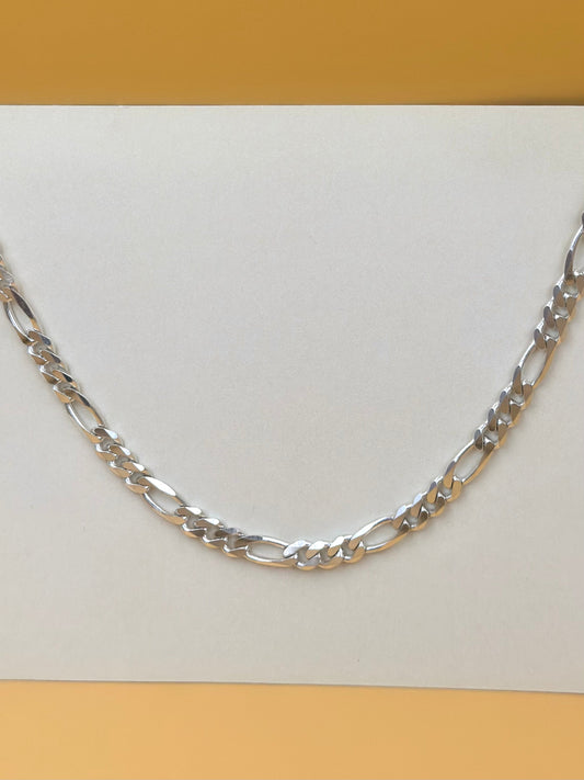 Sterling silver figaro chain