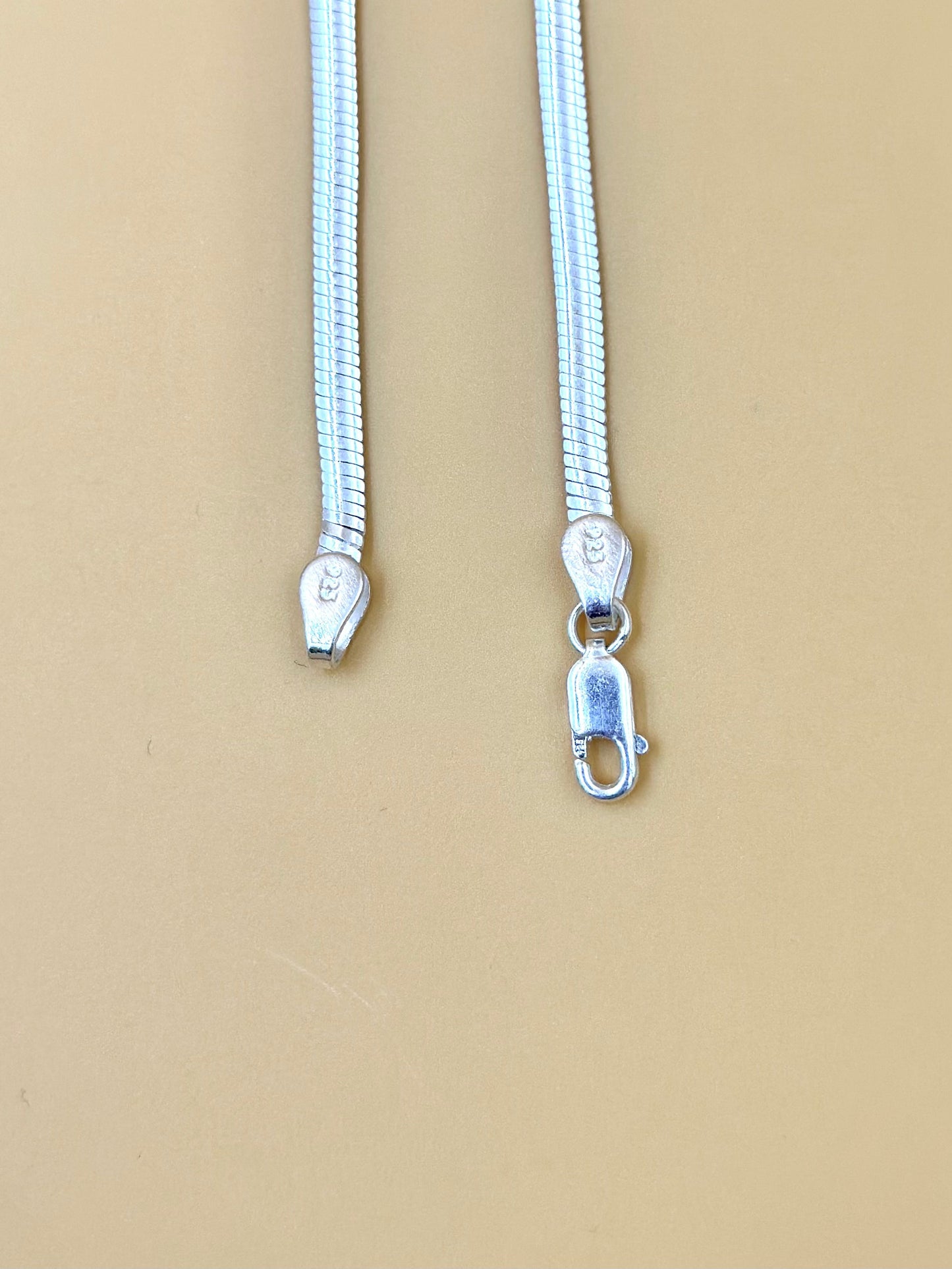 Sterling silver snake chain