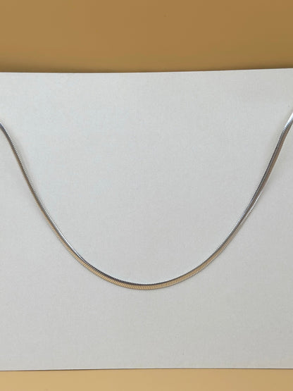 Sterling silver snake chain
