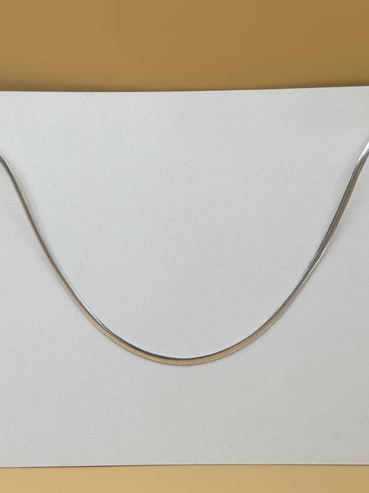 Sterling silver snake chain