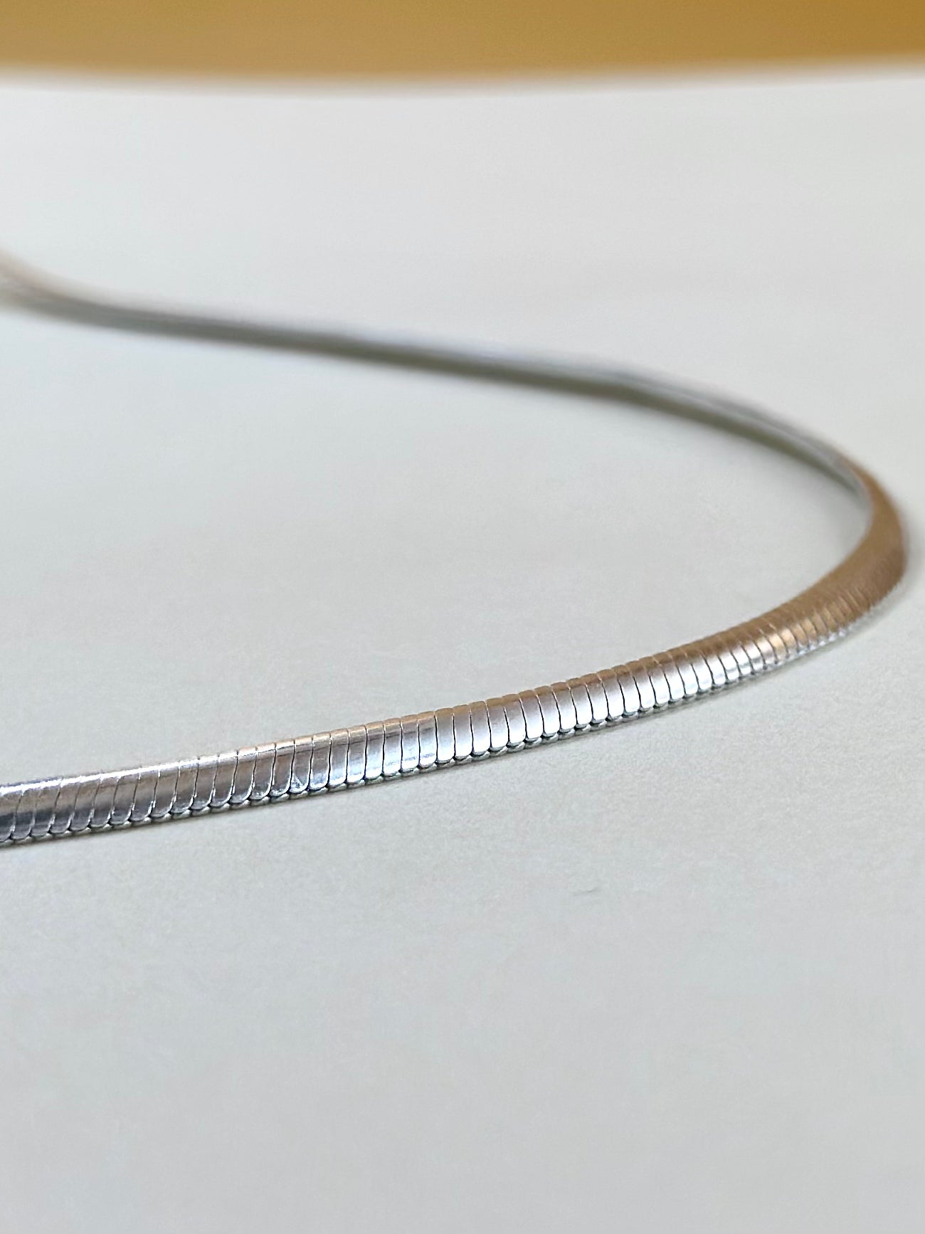 Sterling silver snake chain