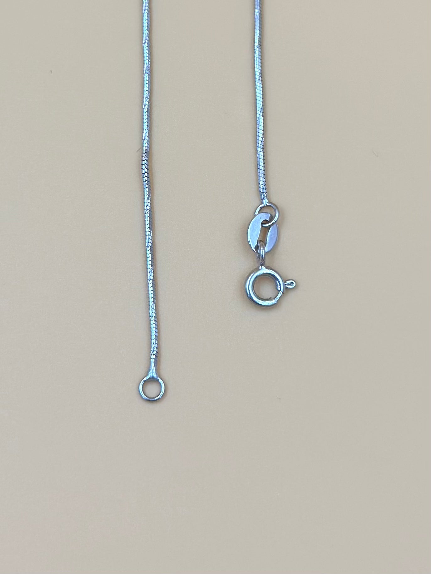 Sterling silver snake chain