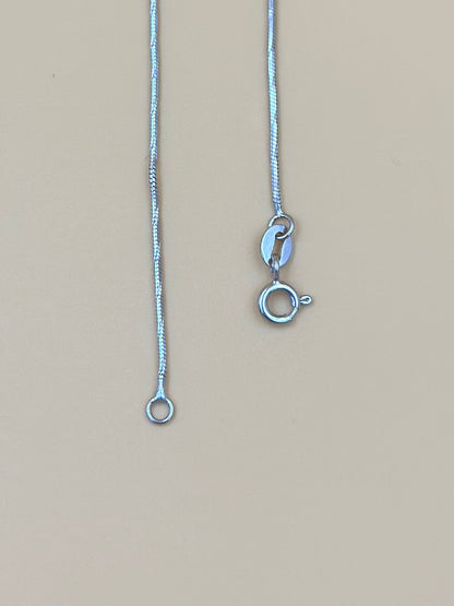 Sterling silver snake chain