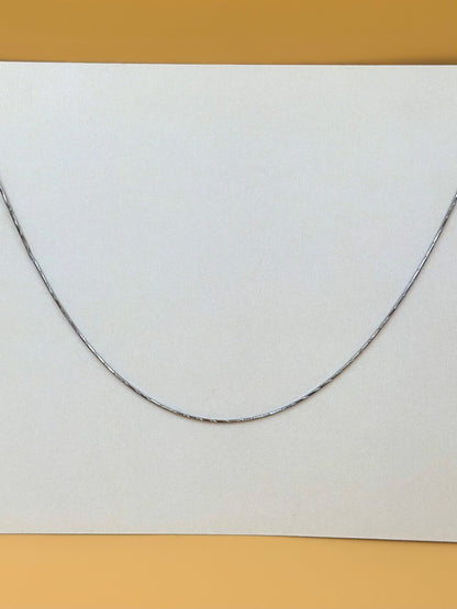 Sterling silver snake chain
