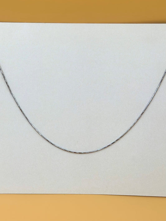 Sterling silver snake chain
