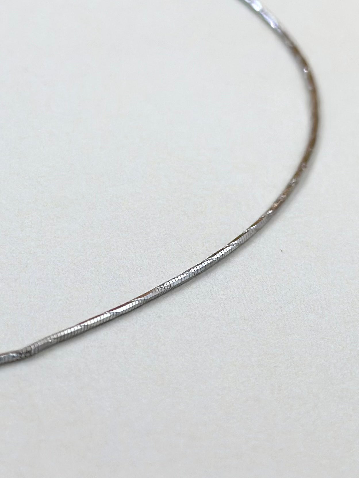 Sterling silver snake chain