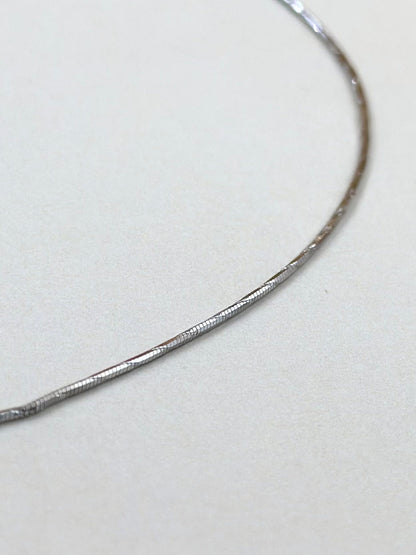 Sterling silver snake chain