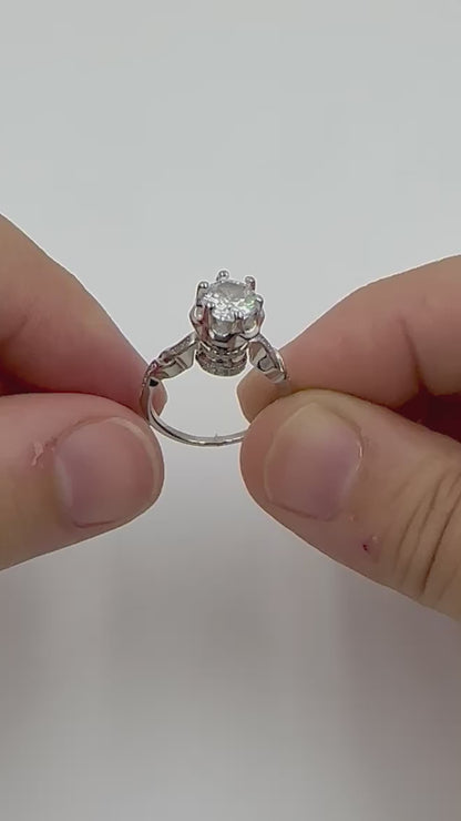 Classic Diamond Cocktail Ring