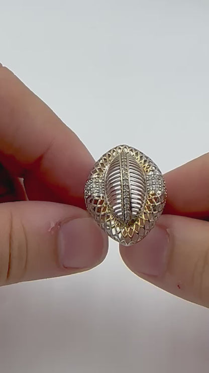 Diamond Mess Cocktail Ring